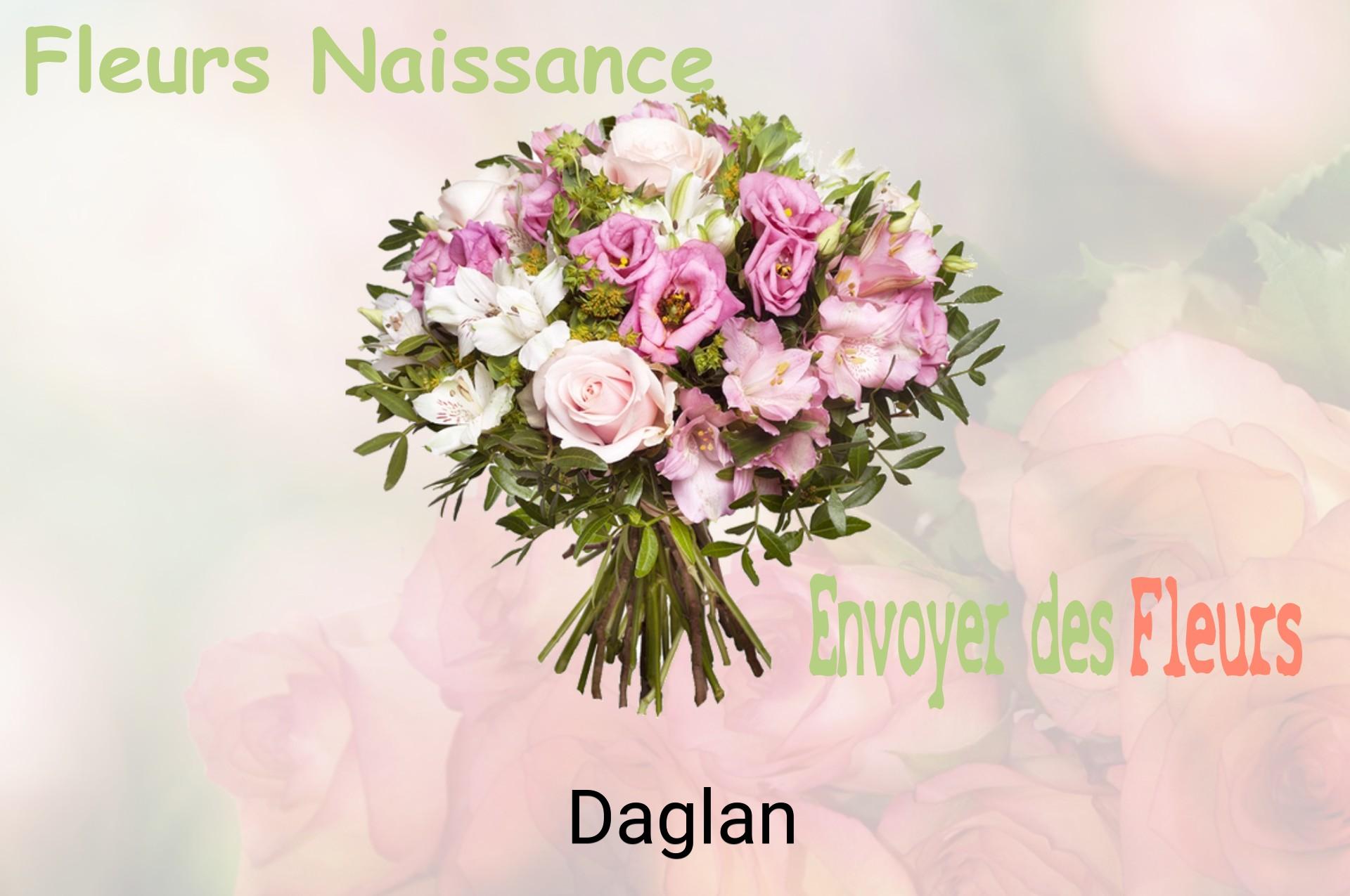 Bouquet de fleurs de naissance livré à Daglan